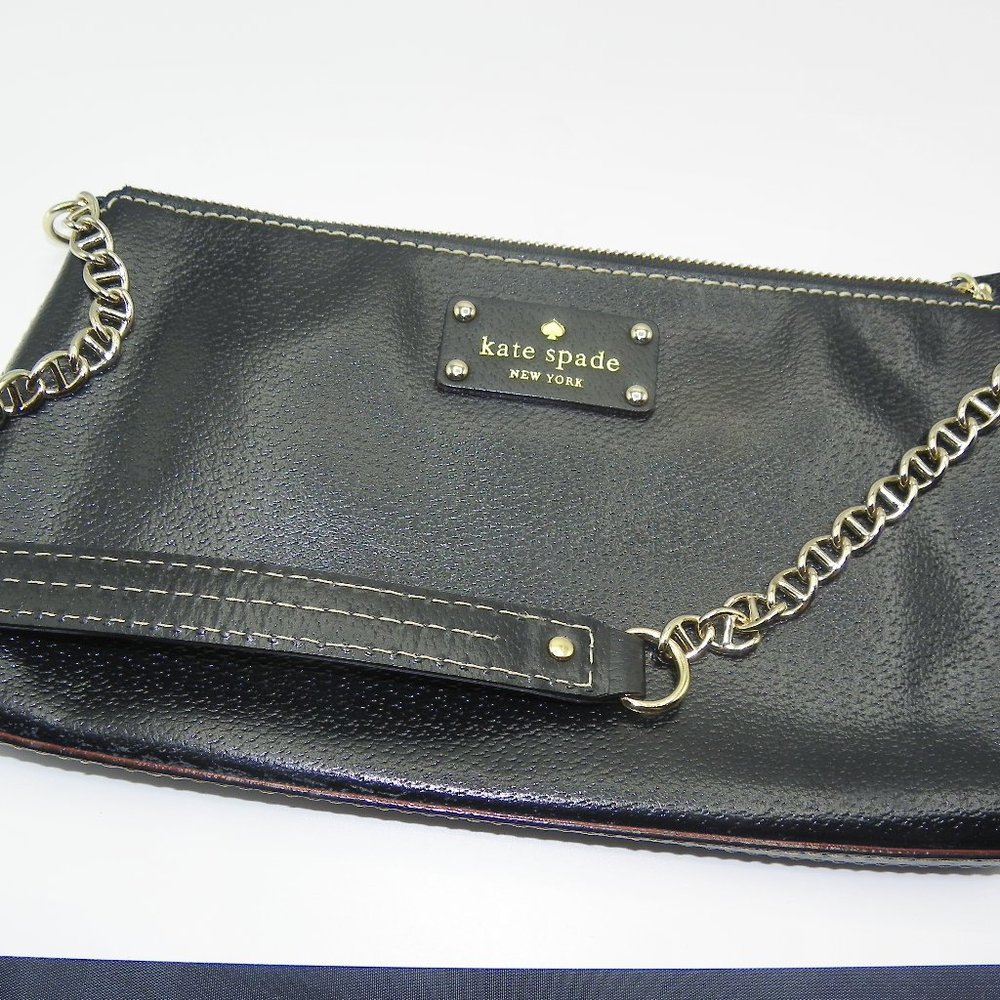 KATE SPADE SM BLK CLUTCH NWOT